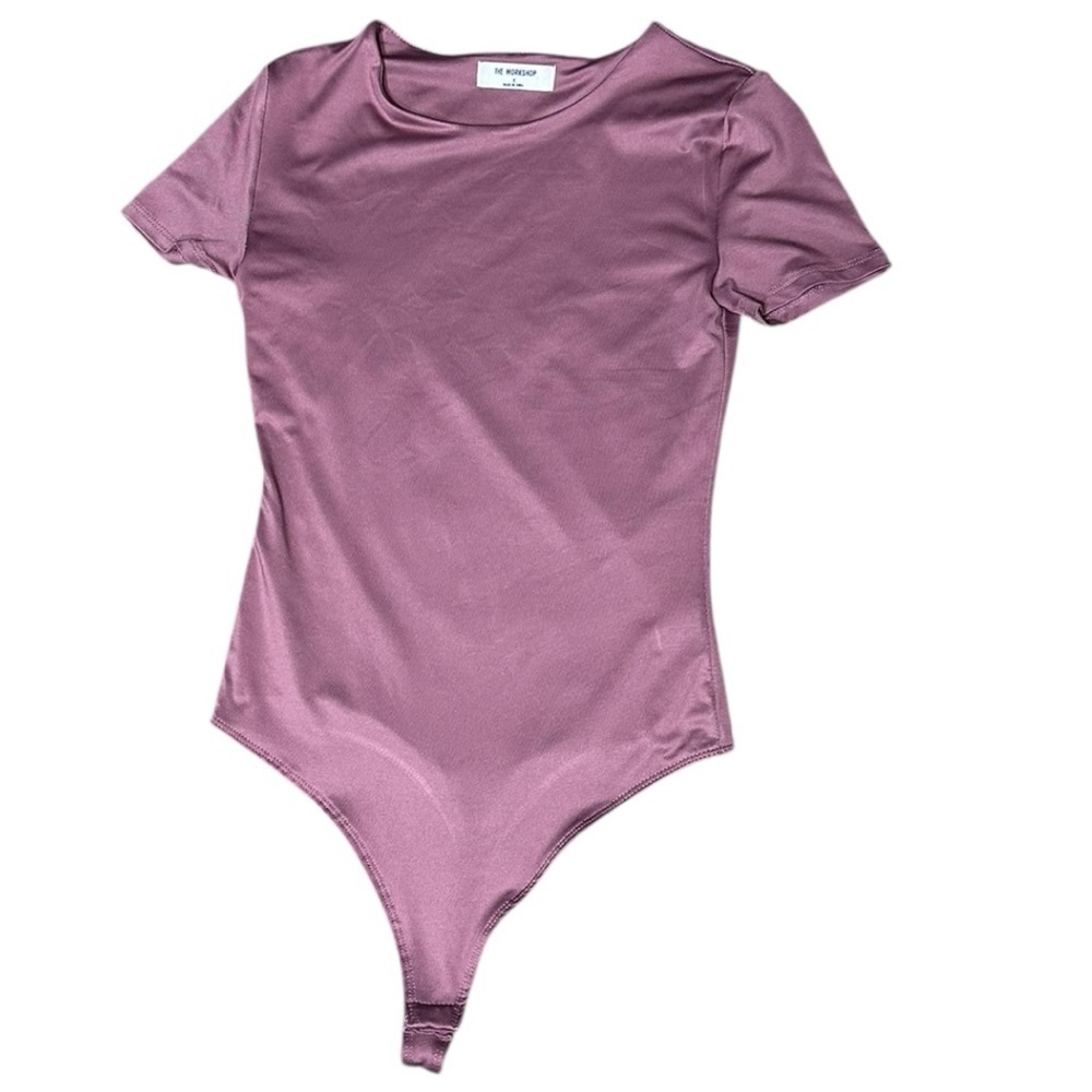 The Workshop Dusty Pink Bodysuit Size Small NWOT